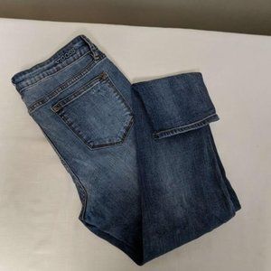 Vigoss Woman's Size 29x 27 Mid Rise Marley Skinny Blue Jeans Denim